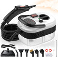 2500W Handheld Steam Cleaner for Home 6-Level High Pressure Steam Gun Steam Machine w/40.6oz Tank Portable Car Steamer for Auto Detailing &amp Cleaning Car Floor Furniture Tile Grout Wall