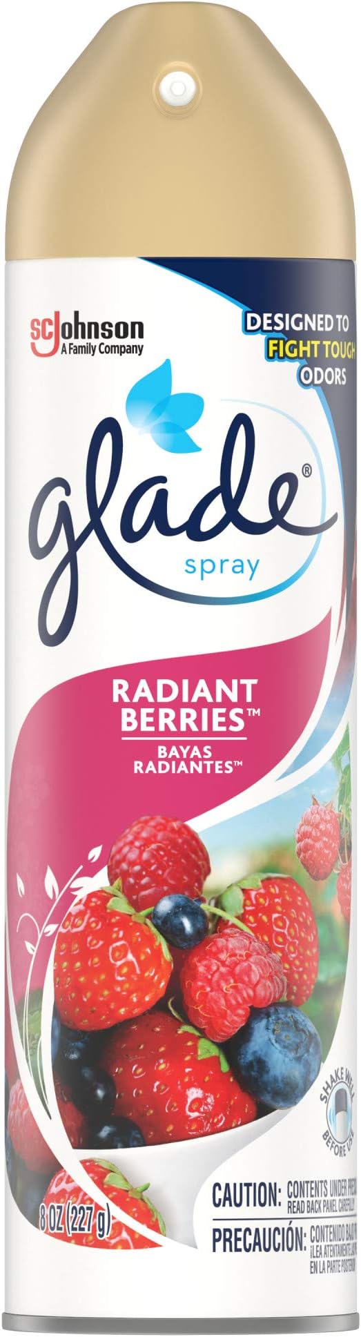 Glade Air Freshener Aerosol Radiant Berries 8 Oz (Pack of 3)