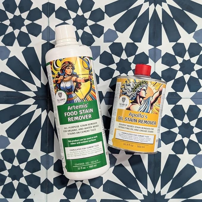 Artemis Food Stain Remover – All Purpose Cleaner for Tiles Natural Stone Marble and Porous Surfaces Removes Coffee Tea Ink Sauces Juices Beverages and Other Food Stains 32 fl oz