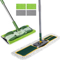 Masthome Microfiber Mops for Floor Cleaning with Washable Pads 4pcs&amp 36 Heavy Duty Industrial Mop for Floor Cleaning with 3 Reusable Pads for Hardwood Floors Suitable Office Home