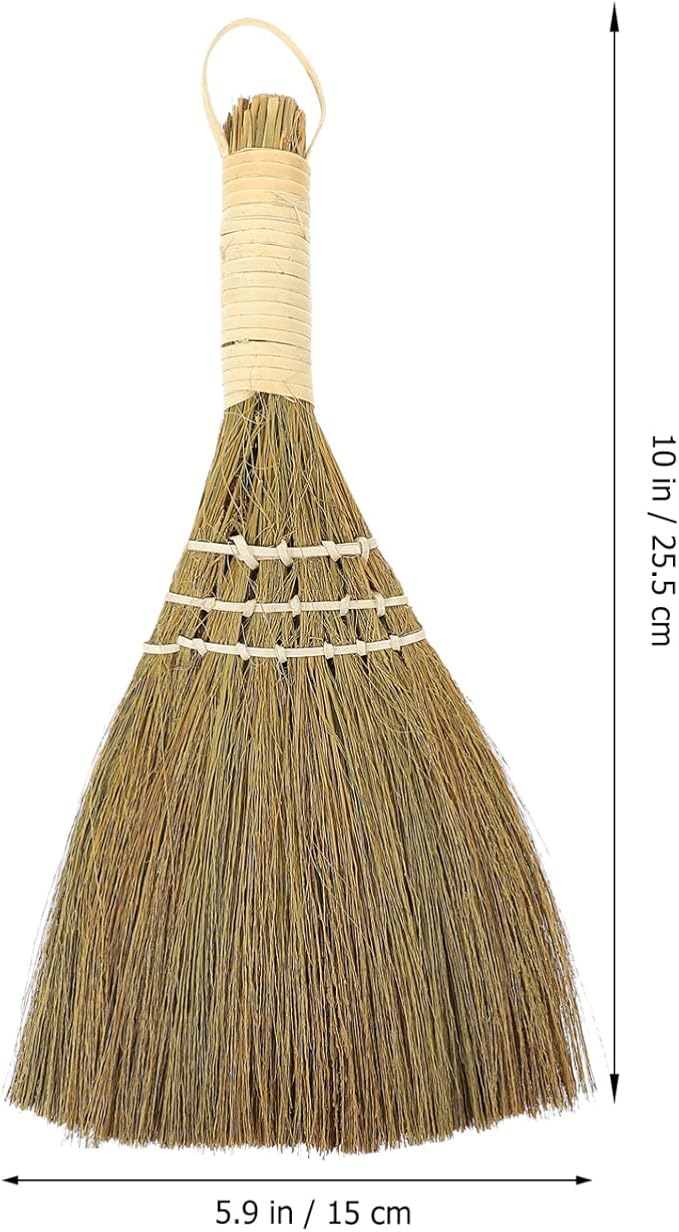 6pcs Small Whisk Broom for Desktop Cleaning Portable Dust Brush for Kitchen Office and Home Use Lightweight Dustpan Included