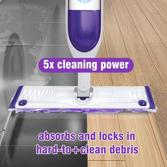 25 Pack Power Mop Refill Pads for Swiffer Power Mop Disposable Spray Wet Pads Refill for Swiffer PowerMop Multi-Surface Mopping PadMop Head Replacement for Floor Cleaning