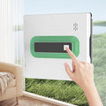 Window Cleaning Robot Intelligent Cleaning with Dual Water Spray Automatic Electric Window Cleaner Robot Square 2500Pa Suction Power Edge Detection Technology Remote Control