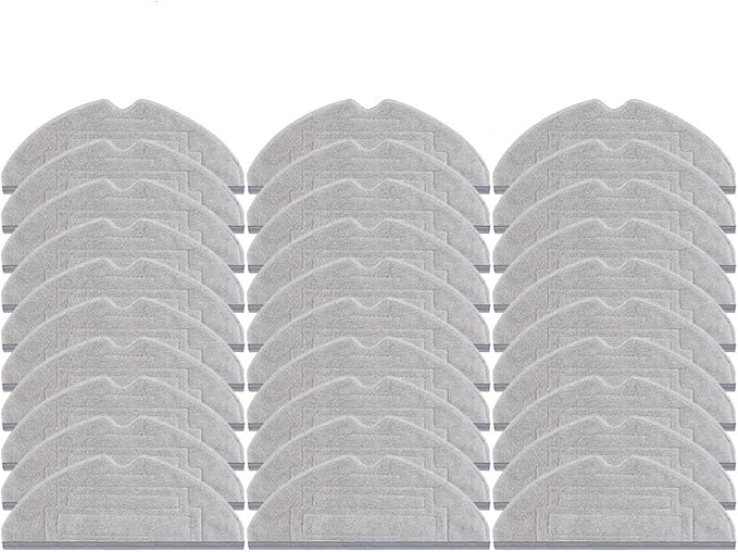 Compatible for Roborock S8 S8 Plus S8+ S8 Pro Ultra G20 Double Vibration Mop Pad Vacuum Cleaner Robot Mop Rags Parts Mop Cloths AccessoriesRobo(10pcs)