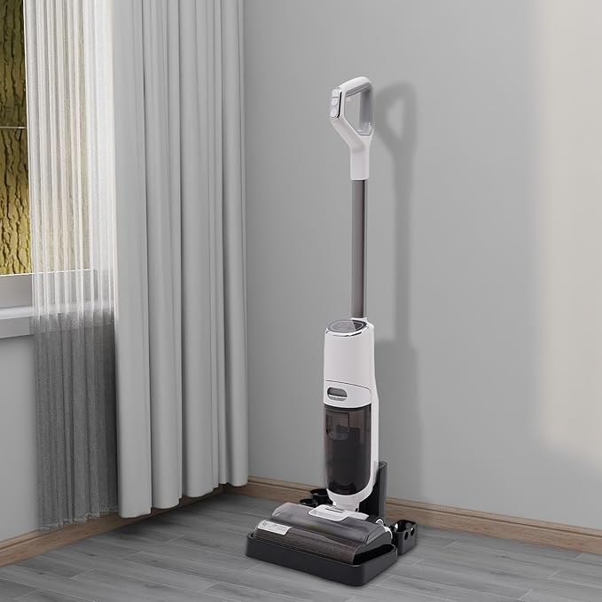Cleaning Vacuum and Mop ComboSmart Wet Dry VacuumCordless Hardwood Floor CleanerOne-Step Cleaning Vacuum MopSmart Voice AssistantElectric Mopfor RoomPet RoomBaby RoomKitchenBathroom