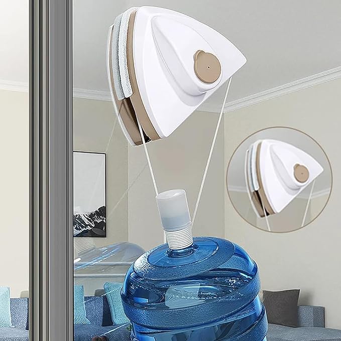 Bao Monad Magnetic Glass Brush Double-Sided scrubbing Window Cleaning Tool Automatic Drainage Double-Layer Household Cleaning Brush for Household