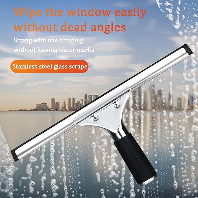 30FT Window Cleaning Pole Kit for Photovoltaic and Solar Panels Professional Window Cleaning Brush Equipment for 3 10M Reach