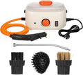 High Pressure Steam Cleaner 2500W Handheld Steam Cleaner 4.5Bar Portable Steam Cleaning Machine Household for Cleaning Kitchen Bathroom Grout (White 110V)