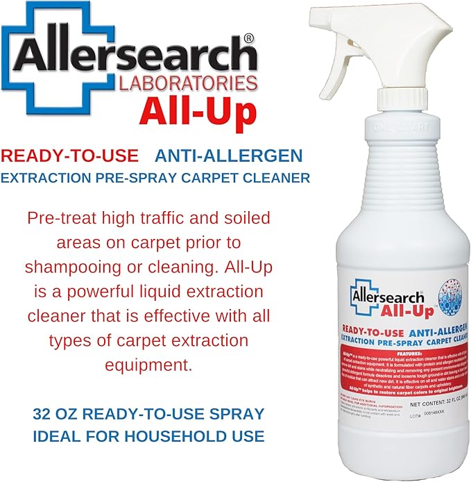 Allersearch All-Up Anti-Allergen Carpet Pre-Spray 32 Oz Ready to Use
