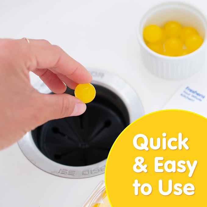 COMPAC HOME Plink Garbage Disposal Cleaner &amp Deodorizer Air Fresheners for Garbage Disposal Simply Fresh Scent Home Cleaning Products for Kitchen Sink and Clogged Drains Pack of 4-80 Count Tot