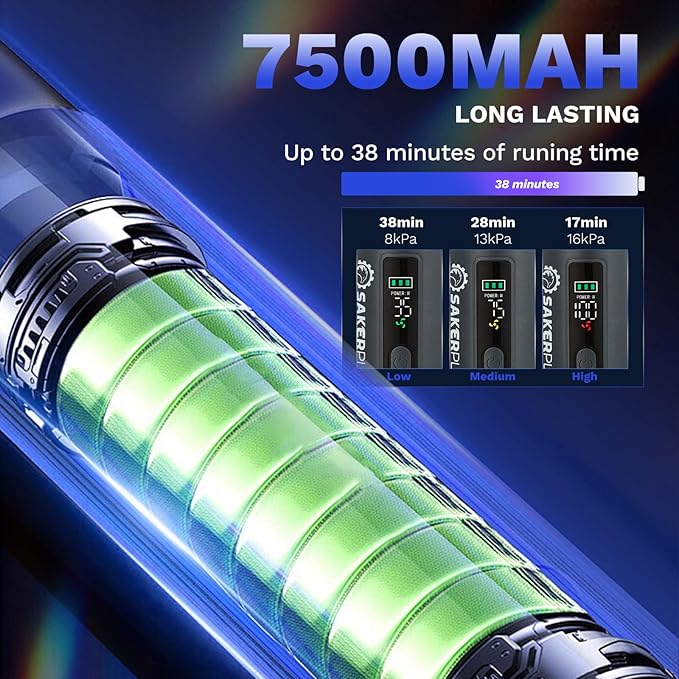 Mini Vacuum CleanerCordless Car Vacuum 4 in 1 Mini Vacuum Cleaner High Power 16000PA Suction Handheld VacuumPortable Vaccum with HEPA Filter for CarsDesktopHome HL159 (Grey)