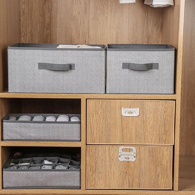 Foldable Wardrobe Clothes Storage Organizer Box Portable Drawer Closet Bag Boxes