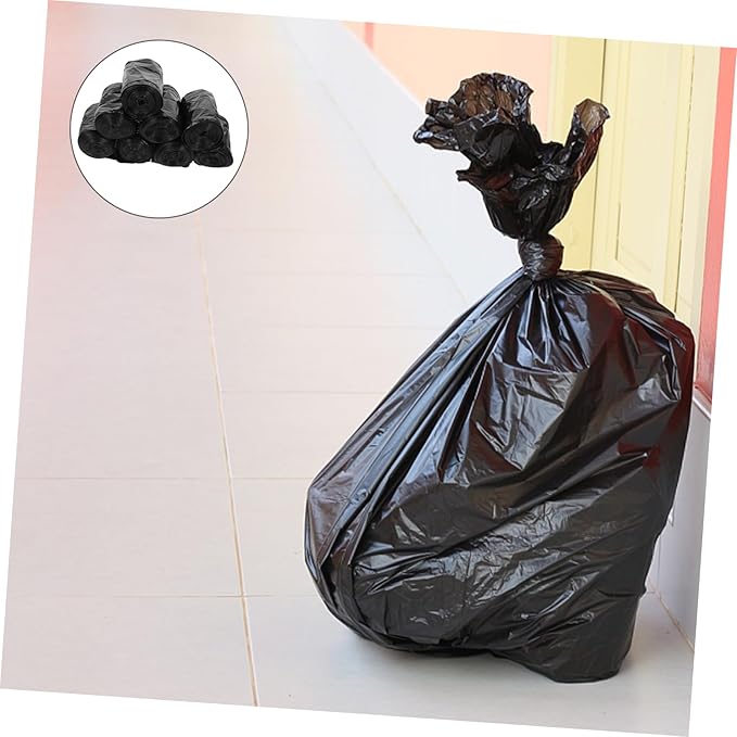 200Pcs Portable Toilet Trash Bags Rubbish Pouches for Camping Bathroom Kitchen Heavy Duty Design with Odor Locking Convenient Disposable