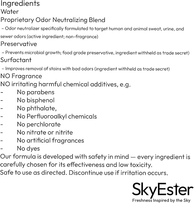 Unscented General Odor Control Spray Odor Eliminator Fragrance-Free Air Freshener 16 Fl Oz (16 Fl Oz (Pack of 1))