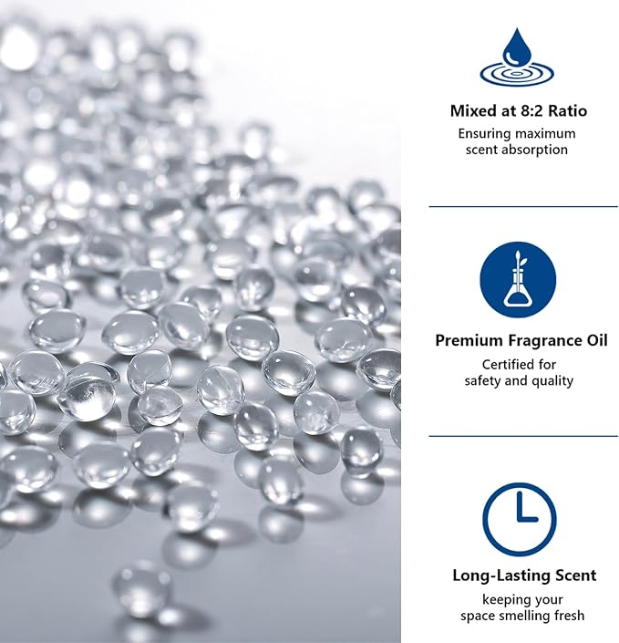 MUBYOK 1.5LB Velvet Wishes Premium Scented Aroma Beads for Making Car Freshies Supplies PreScented Beads for Car Air Freshener Sachets Long-Lasing Scent