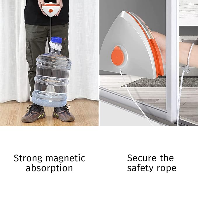 Magnetic Window Cleaner Water-Filled Magnetic Glass Brush Double Side Glass Cleaning Brush for Window Cleaning Household