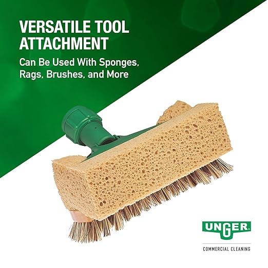 Unger Commercial FIXI-Clamp - Durable Heavy Duty Clamp for Securing Window Cleaning Tools (Case of 5) High Quality Easy to Use Fits All Unger Telescopic Poles - FIXI0