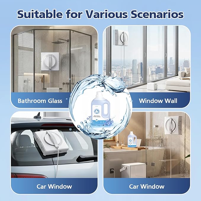 Window Cleaning Solution Compatible with ECOVACS Winbot W2 PRO OMNI/ W2 OMNI/ W2 PRO/ W1 PRO/WINBOT MINI1L