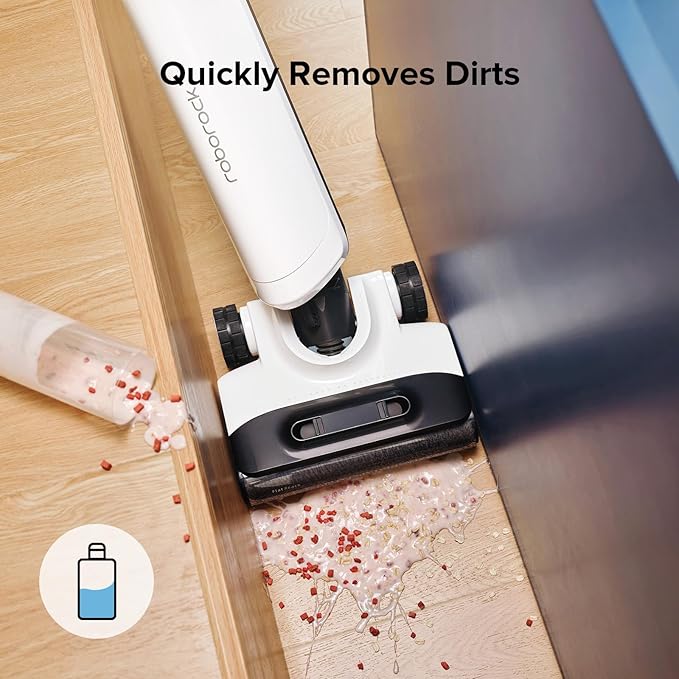 roborock Floor Cleaning Solution Floor Cleaner for Hardwood Compatible Robot Vacuums with Mopping and Wet and Dry Vacuum 1L 33.8 Fl. OZ