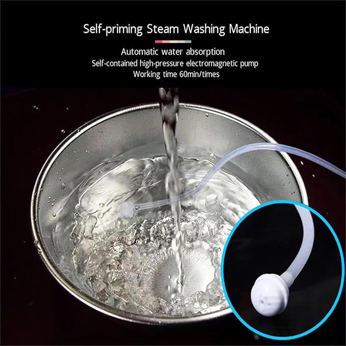 Handheld Steam Cleaner Multi-Purpose Pressurized Electric Steam Cleaner Steam Cleaner for Car Detailing Bathroom Kitchen Grout and Tile (110V/1700W)