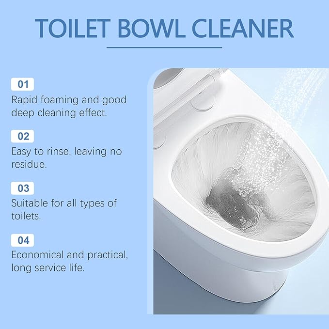 Toilet Bowl Cleaner 150g Easy Deodorizing Formula with Deep Cleaning Effect 6-Pack