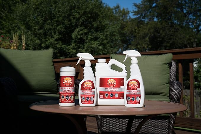303 Multi Surface Cleaner Spray All Purpose Cleaner for Home Patio Car Care and Outdoor 128 fl. oz.