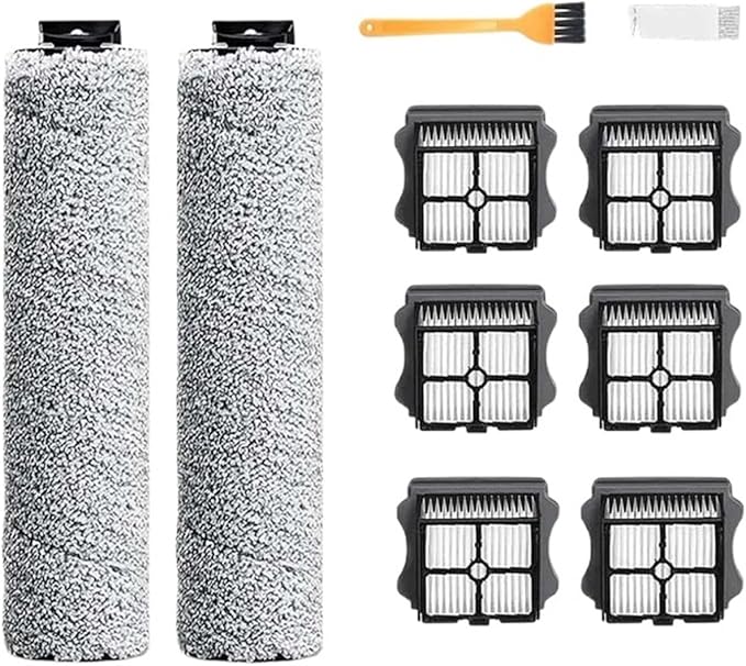 Washer Handheld Vacuum Spare Part Compatible for TINECO Floor One S3 / 3 Roller Brush Hepa Filte Accessories Cordless Wet Dry Floor(As Shown b) uyfgiufg8ig