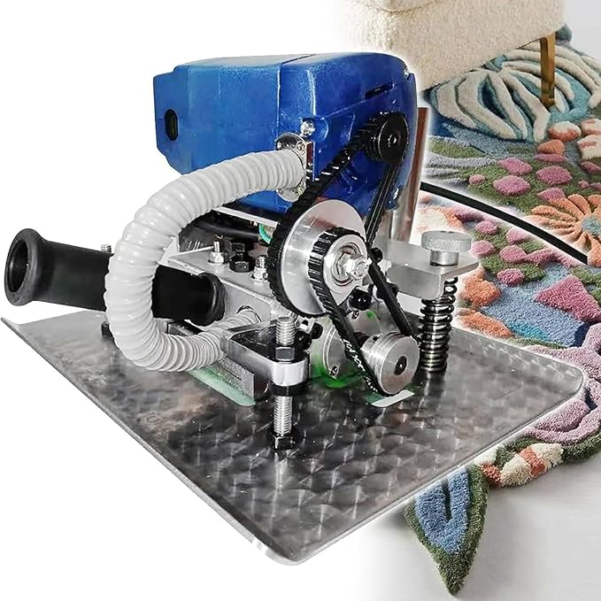 500w Carpet Cutting Machine Portable Electric Floor Planer Flat Shearing Machine 15000 RPM Roller Blade Tools for Carpet Leveling Shear Carpet Flattening Cutter