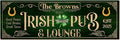 THUYPT Personalized Irish Bar Mat Dish Drying Mat for Irish Pub St Patrick's Day Decor Bar Shamrock Spill Mat Kitchen Counter Accessories Home Bar Decor St Patrick's Day (06)
