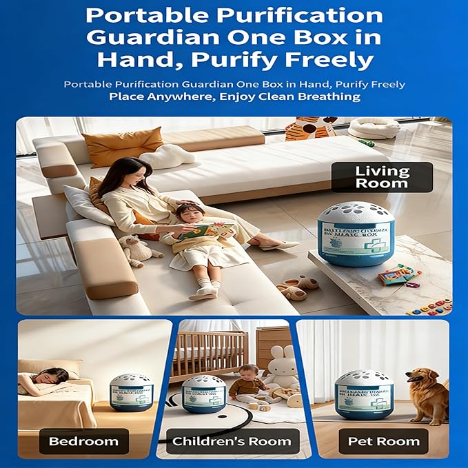 Air Purification Odor Removal Box Multi-functional Natural Collector with Plant-Based Ingredients Safe Indoor Freshener for Home Living Space Easy-to-Use Essence Dispenser Daily Environment Care