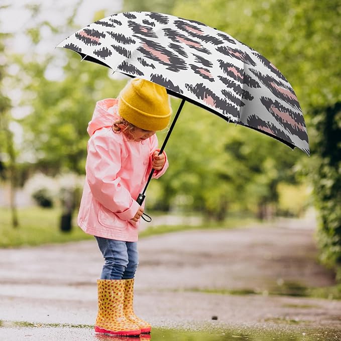 Small Compact Travel Automatic Folding Umbrella for Women Portable Lightweight Rain Wind UV Sun Shade