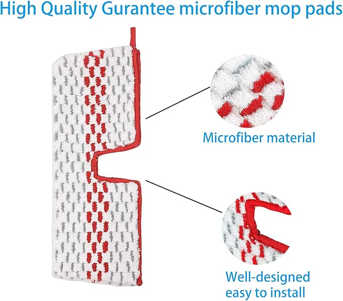 6 Pack Replace Mop Pads for Promist Max Microfiber Spray Mop Refill Washable Reusable Replace Spray Mop Pad Head