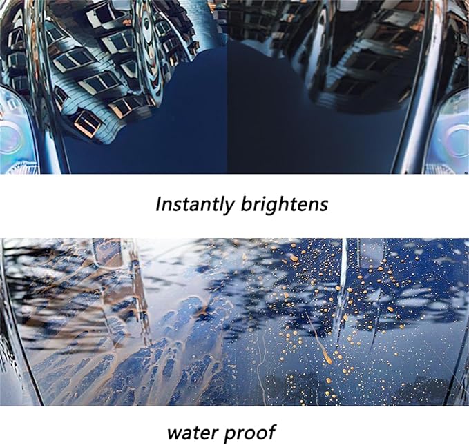 VIED Emulsion Glass Clean Remover Car Coating Spray Oil Film Emulsion Glass Cleaner Quick Effect Coating Agent (2 pcs Style B)