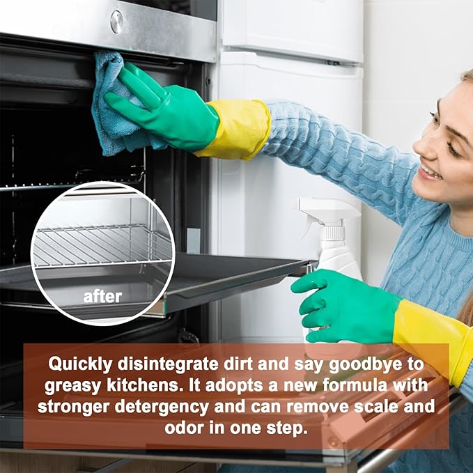 Powerful Kitchen Oil Cleaner - Remove Stubborn Grease Rust And Stains Effortlessly(2PCS)
