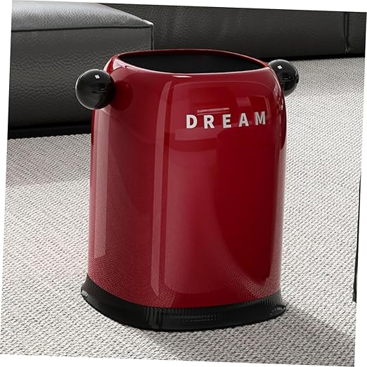 STOBOK Open Top Garbage Container Plastic Trash Can Double Walled Wastebasket with Removable Liner Bin for Bedroom Bathroom Kitchen