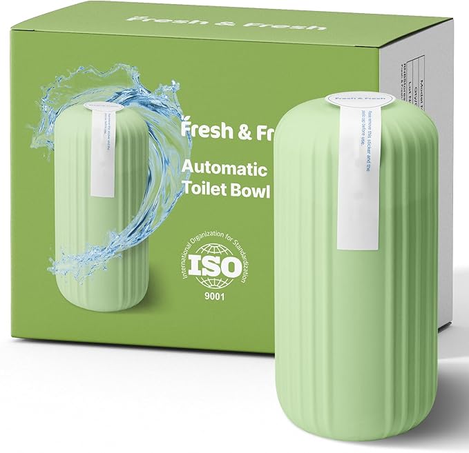 Fresh &amp Fresh Automatic Toilet Bowl Cleaners (Forest Green) - 68 Bottles(UPTO 2500 FLUSHES/Bottle) Commercial and Residential Toilet Cleaner 3-4 MONTH Lasting Toilet Bowl Cleaner Bottle