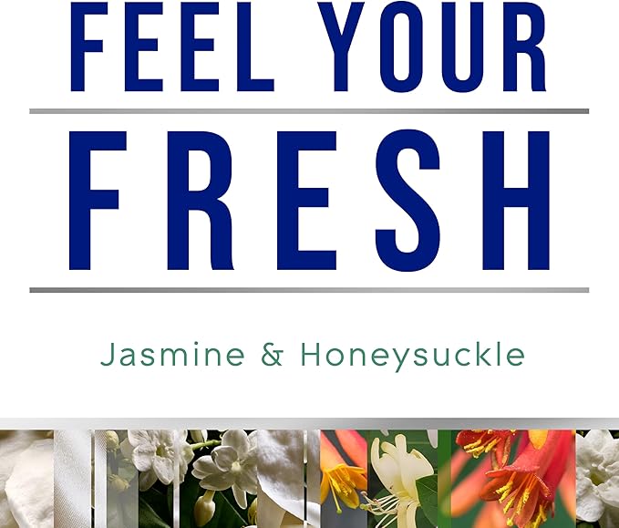 Glade Automatic Spray Refill Jasmine &amp Honeysuckle Scented Air Freshener for Home and Bathroom 6.2 Oz 6 Count