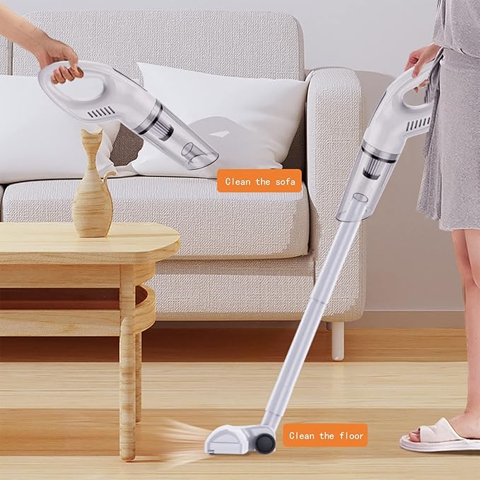Cordless Stick Vacuum Vacuum Cleaner with 30 Mins Long Runtime 120W Powerful SuctionLight Weight Quiet Cordless Vacuum Cleaner for Carpet and Hardwood Floor Pet Hair