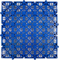 Trench Drainage GrateDrain Covers OutdoorInterlocking Floor TilesModular Mats Multicolor 40x40x4cm Pack of 4-20 Pcs(Blue20 pieces)