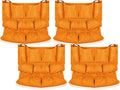Frienda 4 Pcs Trash Can Caddy Bag Cleaning Caddy Bag for Garbage Bins Trash Holder Cart Garbage Bin Storage Organizer Fits 32-50 Gallon Can Janitorial Storage Cleaning Supplies (Yellow)