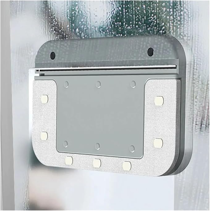 Convenient Durable Magnetic Window Cleaner Detachable Easy To Clean Glass Wiper Anti Fall Safety Rope Scraper Outside