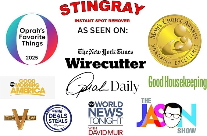 Stingray Spot Remover 4 Fl oz | Advanced Eco-Friendly Multi Surface Stain Removal | 3-Pack