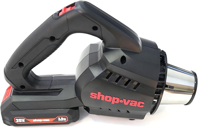 Shop-Vac 5430087 Handheld Vacuum Cordless Rechargeable Lithium 20V Lightweight Design Ideal for Quick Cleanups in Home Garage and Vehicle