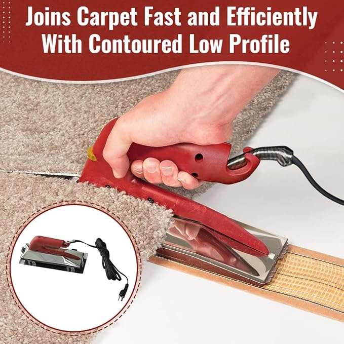 ZY305 10in. 800 Watt Carpet Seaming Iron