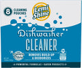 Lemi Shine Natural Dishwasher Cleaner - Hard Water Citric Acid Cleaning Powder - Lemon Scented Eco-Friendly Dishwasher Cleaner &amp Deodorizer - 14.08 oz (8 Pack)