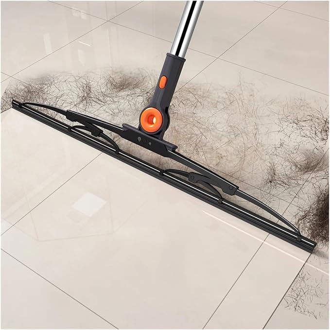 Multifunctional Rubber Broom Mop Hand Brooms Home Floor Cleaning Squeegee Wiper Toilet Bathroom Tools(50 cm - Hook)
