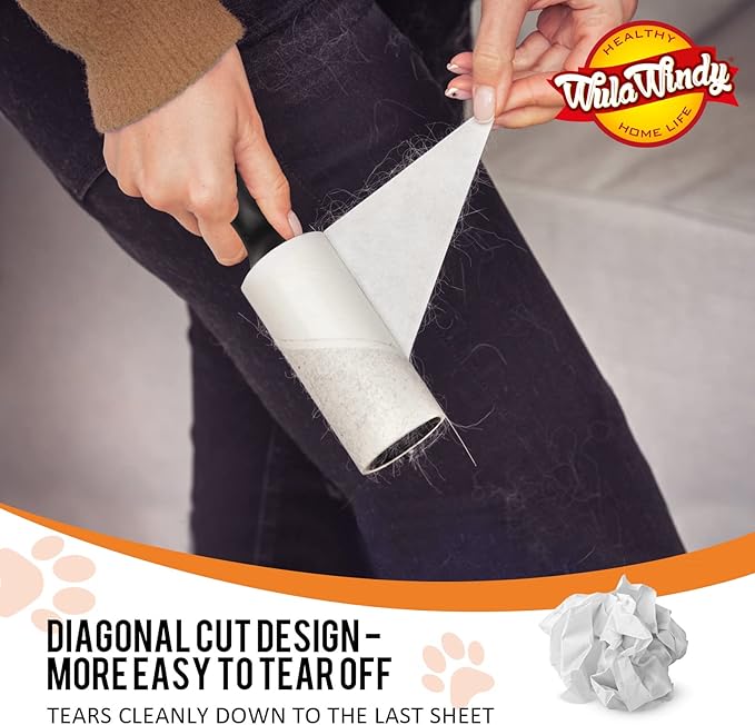Lint Rollers for Pet Hair Sticky Remover for Couch Clothes Furniture and Carpet. Dog Hair Remover Cat Hair Animal Fur Fuzz Mega Value Set 21 Pack
