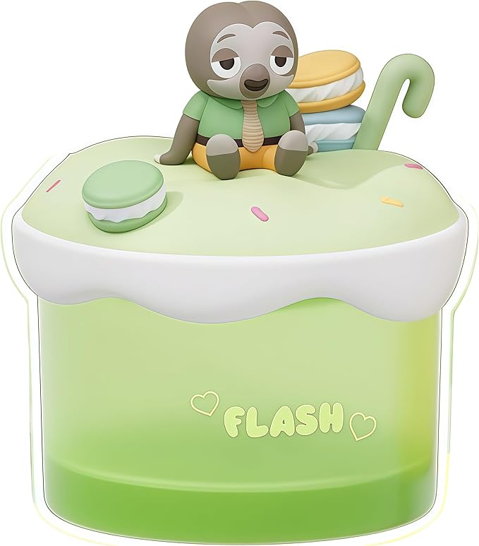 MINISO Disney Zootopia Themed Ornament Car Air Freshener Cute Natural Stone Decor Exquisite for Collection and Gifting (Flash)