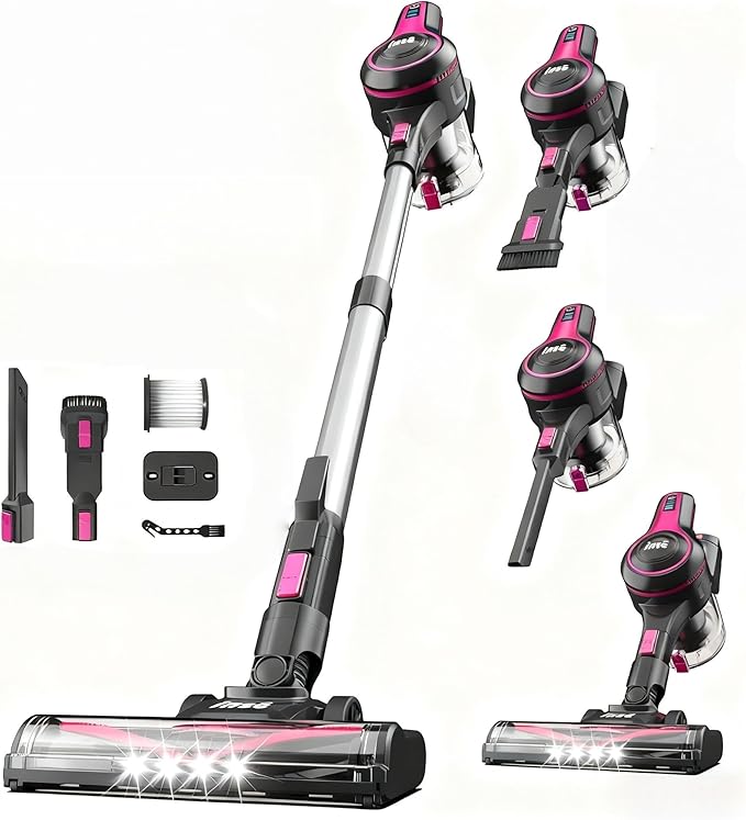 Vacuum Cleaners for Home (Rose Red)