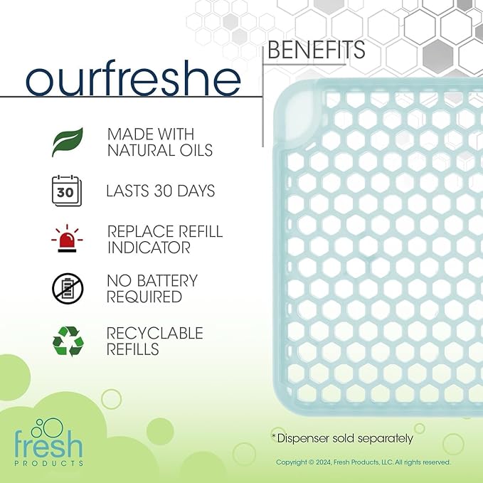 Our Fresh E Spa Minerals Air Freshener Refill Pack 6 Count